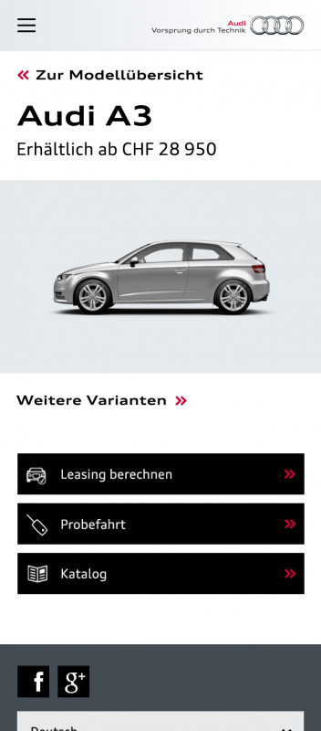 Audi car detail