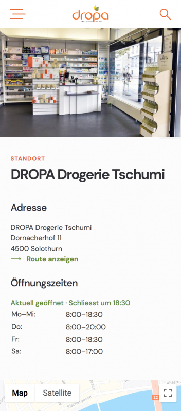 Dropa Location Drogerie Tschumi